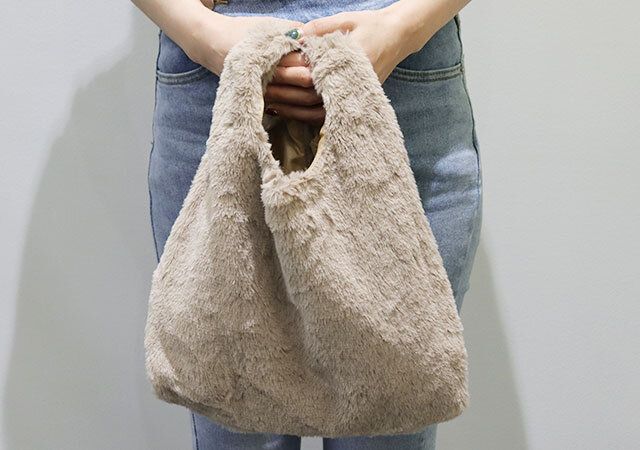 ダイソー エコファーミニバッグ サイズ感