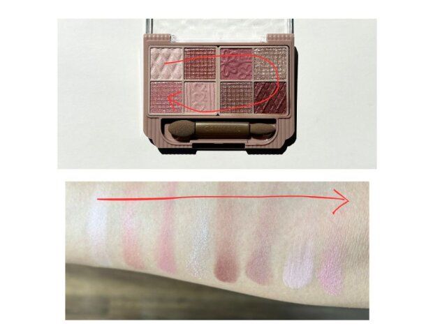 キャンメイク「プティパレットアイズ 03 ミニョンヌリボン