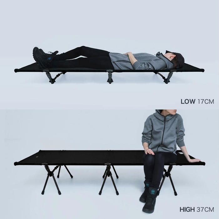 ハイとローの2WAYで使用できるコット