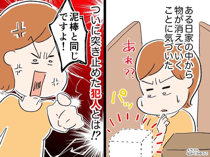 画像: 家の中から物が消えていく、、、ついに突き止めた【犯人】の言い訳に唖然！ 夫よ、明日警察に行きます