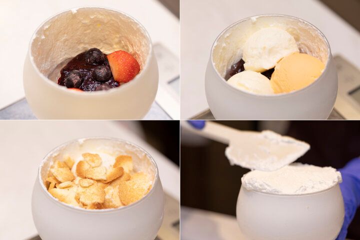 「白い恋人」で有名な「ISHIYA」直営♪道外唯一のカフェで雪のようなパフェにうっとり