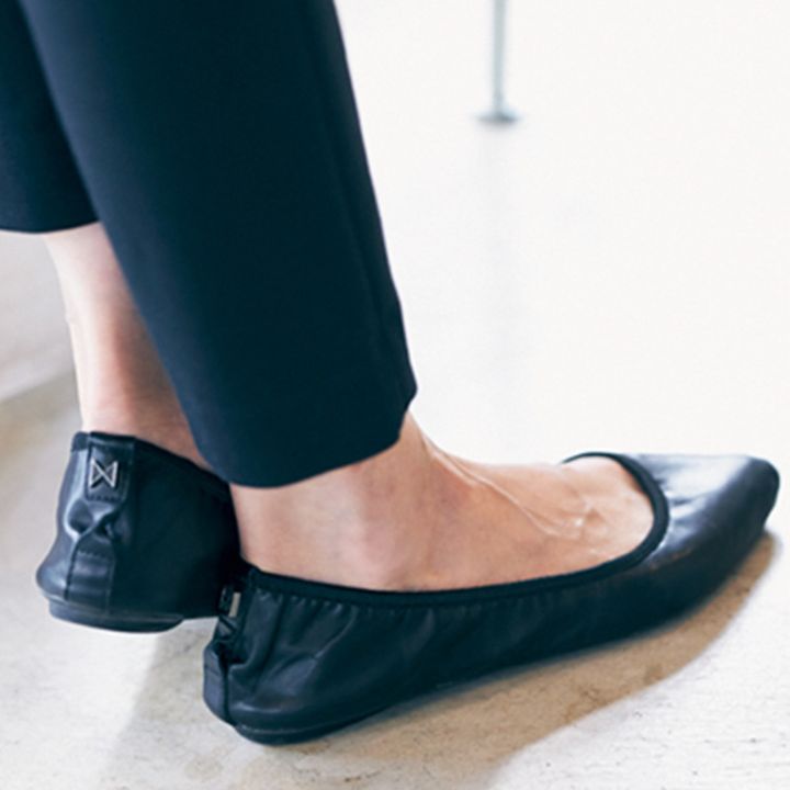 折り畳みフラットシューズ