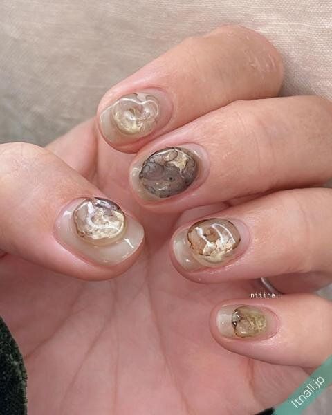 a little salon niiinaが投稿したネイルデザイン [photoid:I0129733] via Itnail Design (741338)