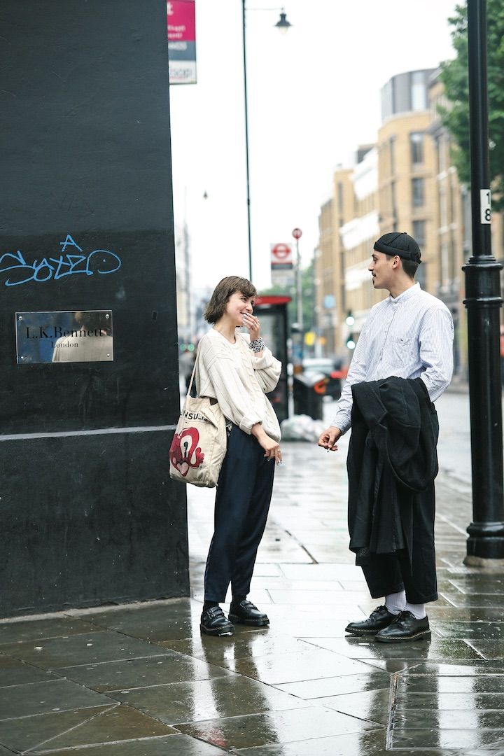 絶妙なふんわりオーバーサイズが秋らしくてかわいいコーデ