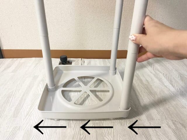 DAISO ゴミ袋ホルダー キャスター