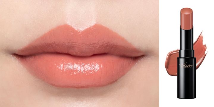 【ブルベ夏タイプにおすすめ】ヴィセ ネンマクフェイク ルージュ BE351（桃のはにかみ）