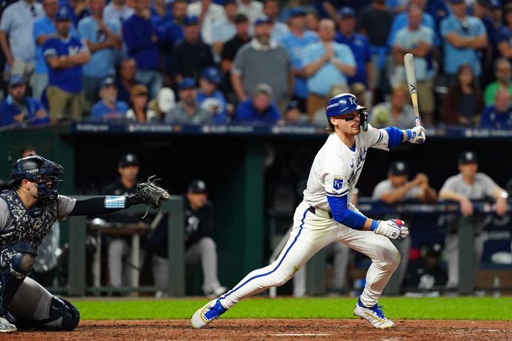 ロイヤルズ打線を牽引したボビー・ウィットJr.（C）Getty Images