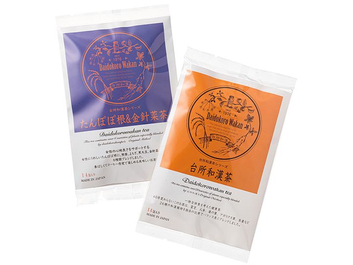 たんぽぽ根＆金針菜茶と台所和漢茶