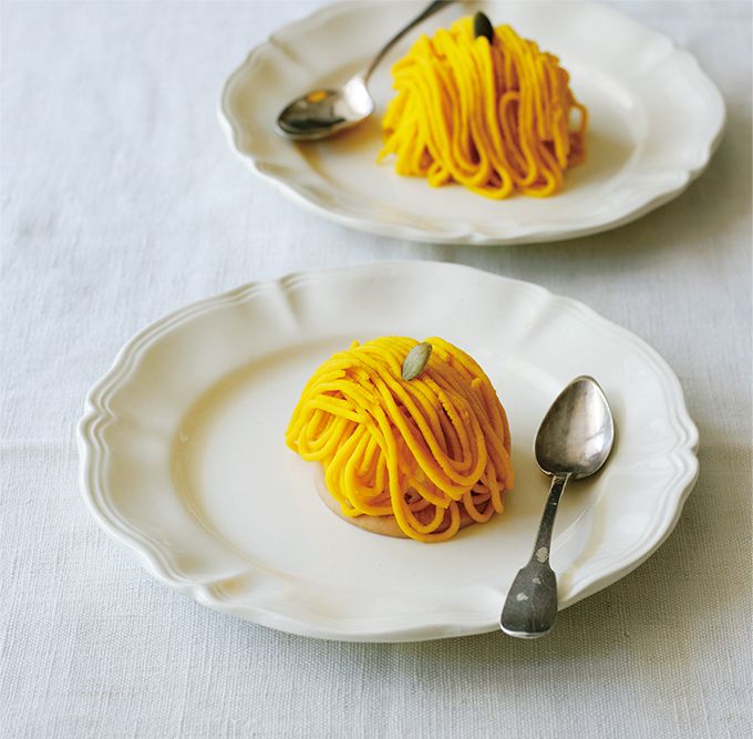 ハロウィンは、かぼちゃのスイーツ「クリームモンブラン」を手づくりしよう！の画像1