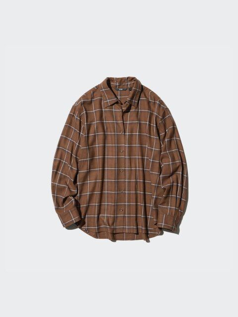 ユニクロのソフトフランネルスキッパーシャツ