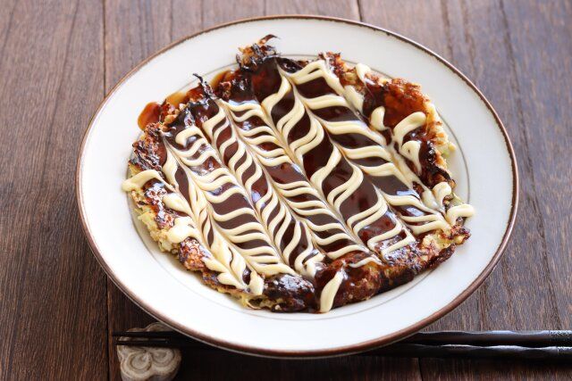 オートミールのお好み焼き 完成