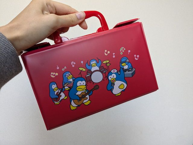 パピプペンギンズカセットテープケース裏面