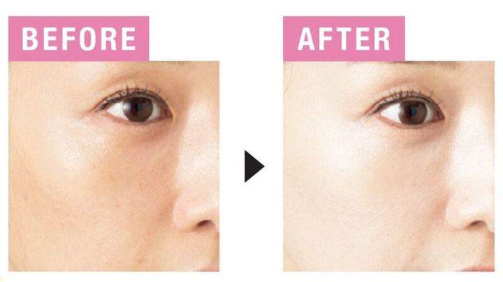 ヴィセの化粧下地のビフォアアフター