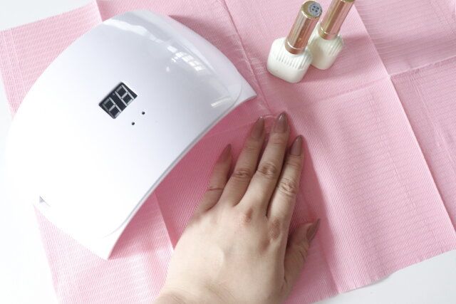 セリア ネイル用ペーパーシート 使用例