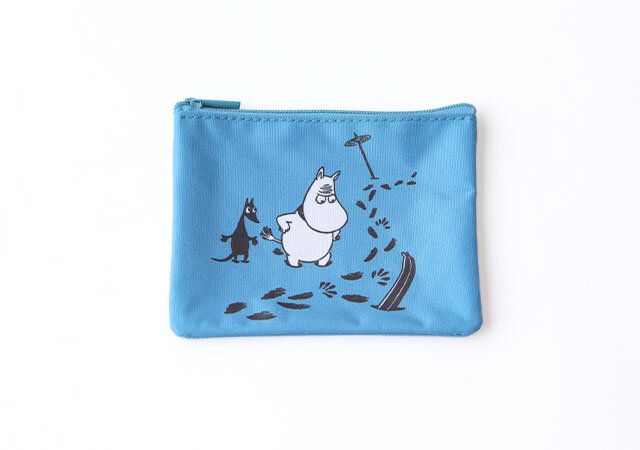 宝島社リンネル12月号のムーミンのフラットポーチ付録8