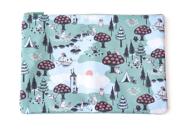 宝島社リンネル12月号のムーミンのフラットポーチ付録3