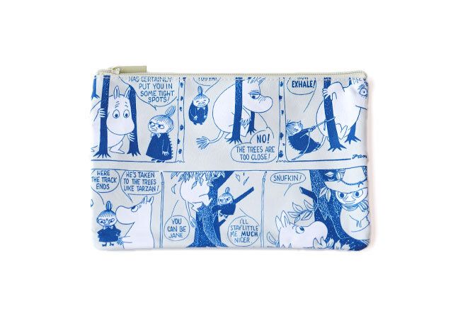 宝島社リンネル12月号のムーミンのフラットポーチ付録6