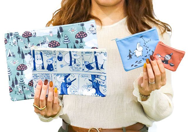 宝島社リンネル12月号のムーミンのフラットポーチ付録1