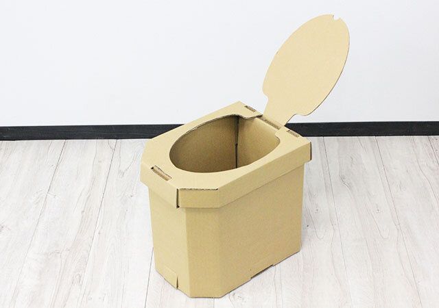 ダイソー 非常用簡易トイレ 完成形