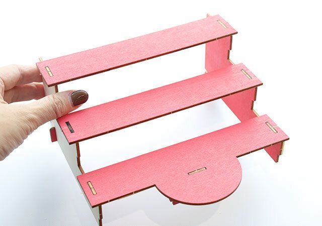 ダイソー 2WAYひな壇 完成形 横型