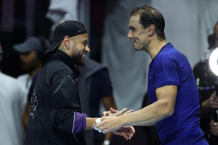 ネイマール、伝説ナダルからの贈り物に破顔「ありがとう、レジェンド」