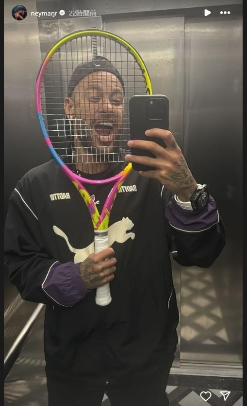 ネイマール、伝説ナダルからの贈り物に破顔「ありがとう、レジェンド」