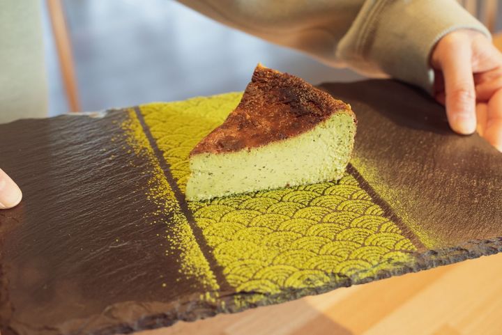 「抹茶香るバスク風チーズケーキ」800円