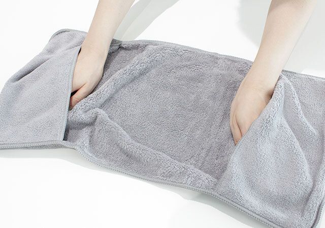 ダイソーのマイクロファイバーペットタオル4