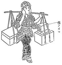 鋳掛屋、当時金属は今よりも貴重であり穴が開いた鍋や窯でも容易に捨てることはなかった