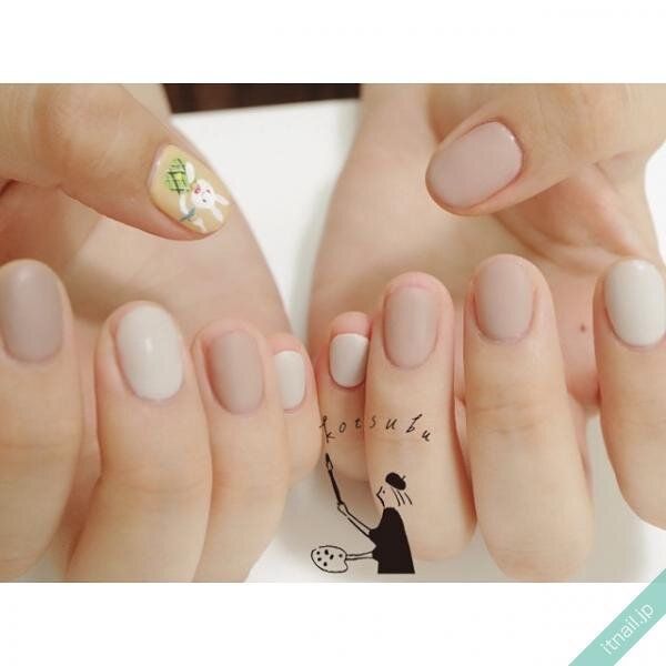 小粒nailが投稿したネイルデザイン [photoid:I0088671] via Itnail Design (741426)