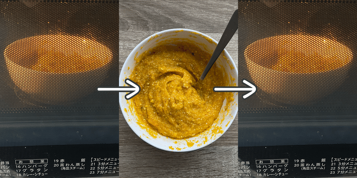 かぼちゃの離乳食ケーキ5