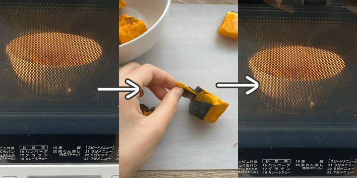 かぼちゃの離乳食ケーキ2