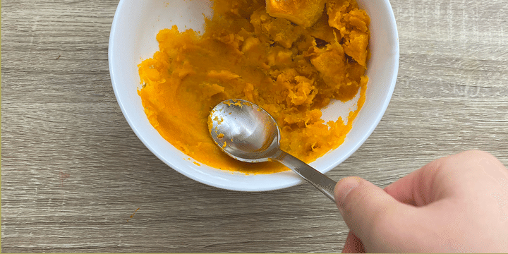 かぼちゃの離乳食ケーキ3