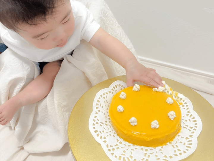 かぼちゃの離乳食ケーキ7