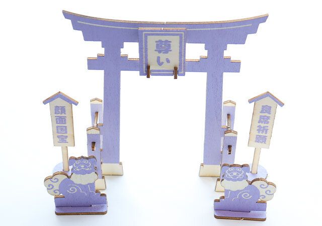 ダイソー 推し鳥居 ディスプレイ