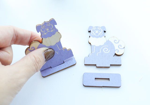 ダイソー 推し鳥居 狛犬