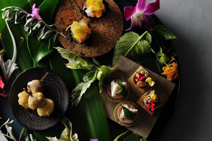 1日目夕食「琉球ガストロノミア～Bellezza～」の前菜