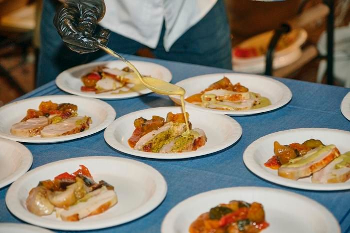 カングーキャンプのBBQ