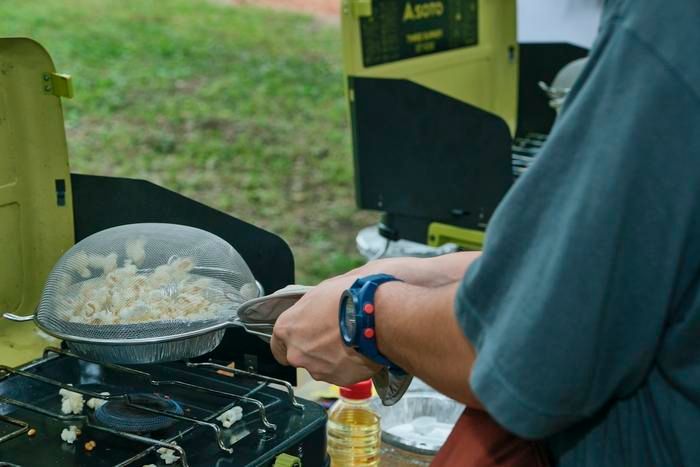ポップコーンづくり