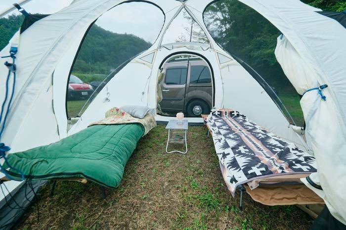 カングーキャンプの様子