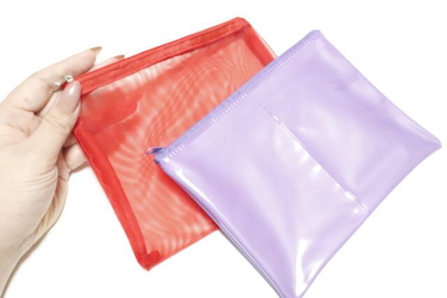 ダイソー 推し活 フラットポーチ