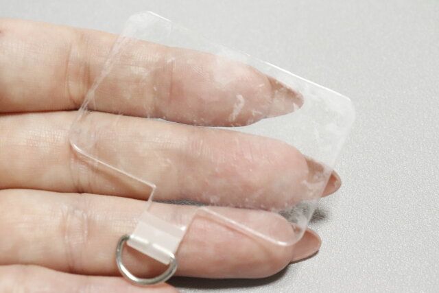 ダイソー ストラップカード付ガラスチェーン シート