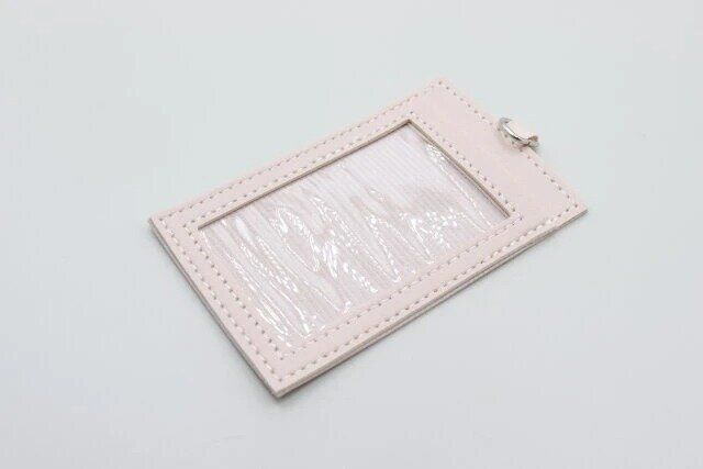 セリア 4460 キーホルダー フォトフレーム レザー調