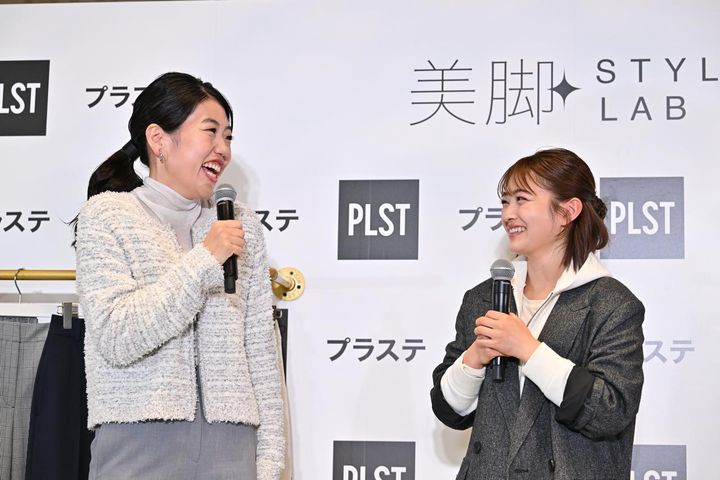 画像: 左：横澤夏子さん 右：井上咲楽さん www.plst.com