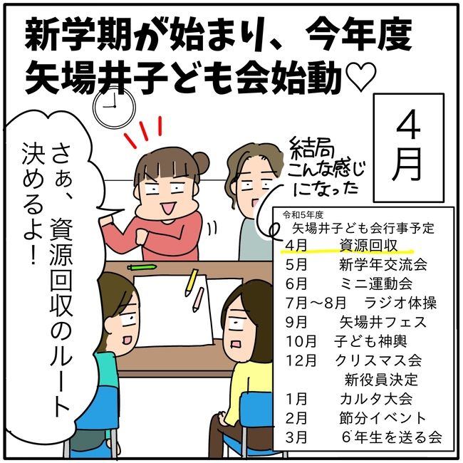 子ども会の役員が再び回ってきた話7-1