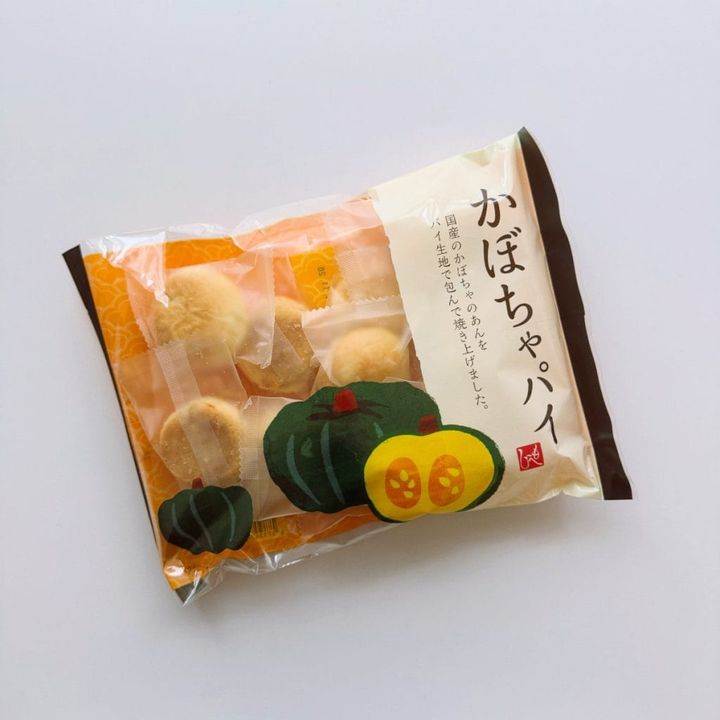 カルディハロウィン吊り下げ菓子の材料 カルディオリジナル もへじ かぼちゃパイ