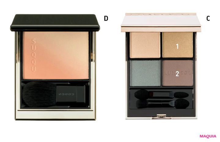 白石聖×ユニクロニットを着る日の洒落見えメイク。スフレヤーンには遊び心をプラス_8