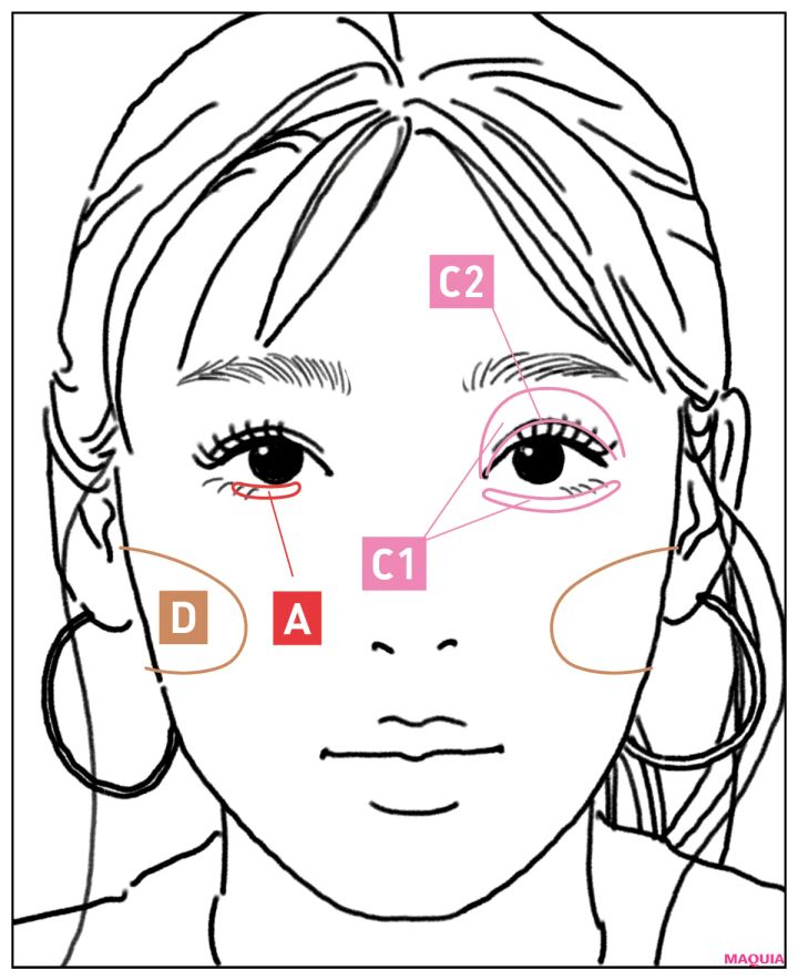 白石聖×ユニクロニットを着る日の洒落見えメイク。スフレヤーンには遊び心をプラス_9