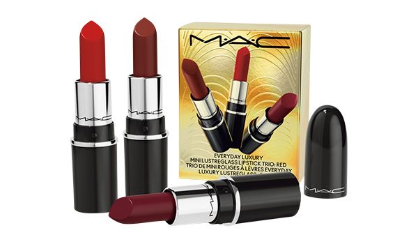 M･A･C エブリデイ ラグジュアリー ミニ ラスターガラス リップスティック トリオ