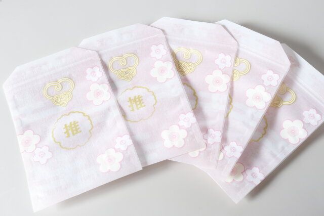 セリア 御守りギフトバッグ5P マチ有り 推し